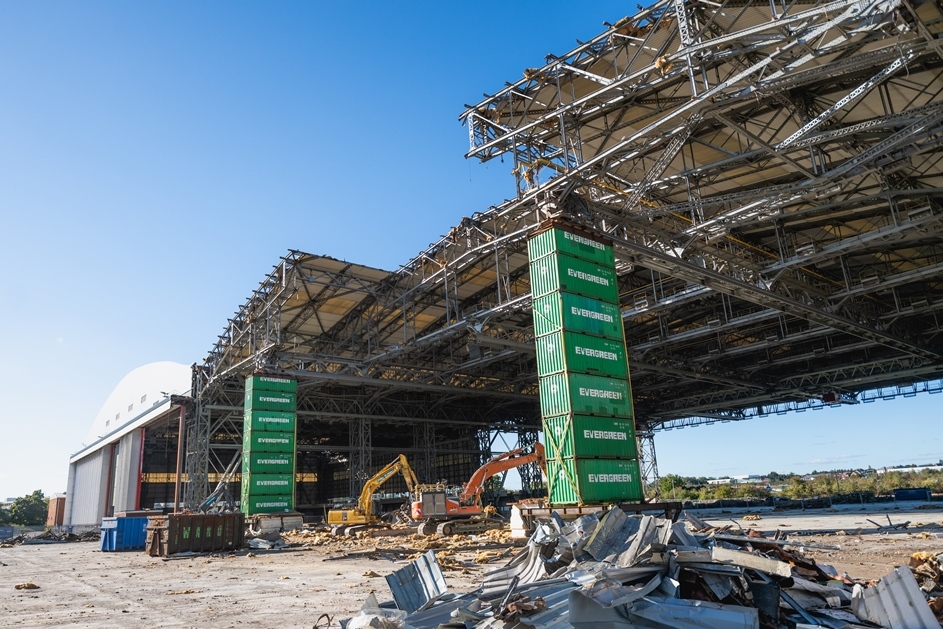 Strip-out completes on Bristol’s Brabazon Hangars
