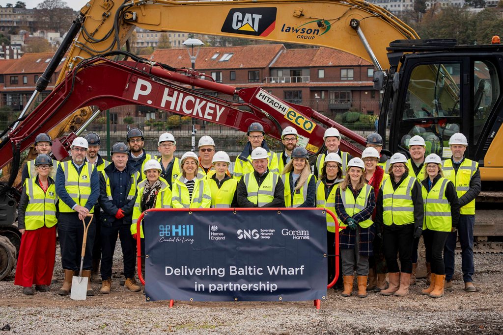 Work starts on Bristol’s Baltic Wharf