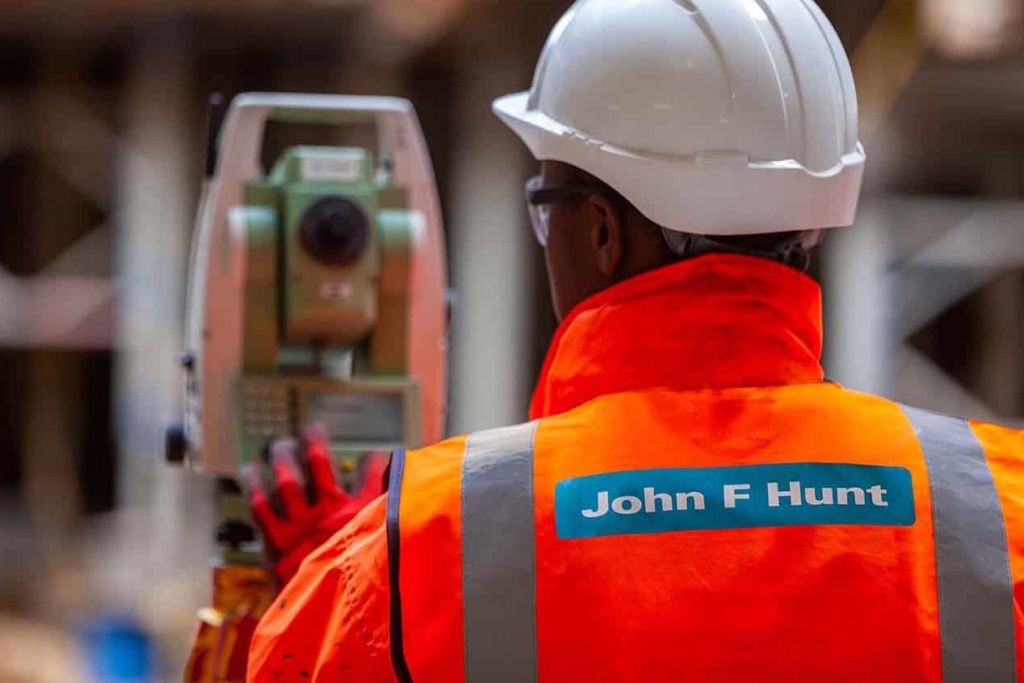 John F Hunt hit by client collapse