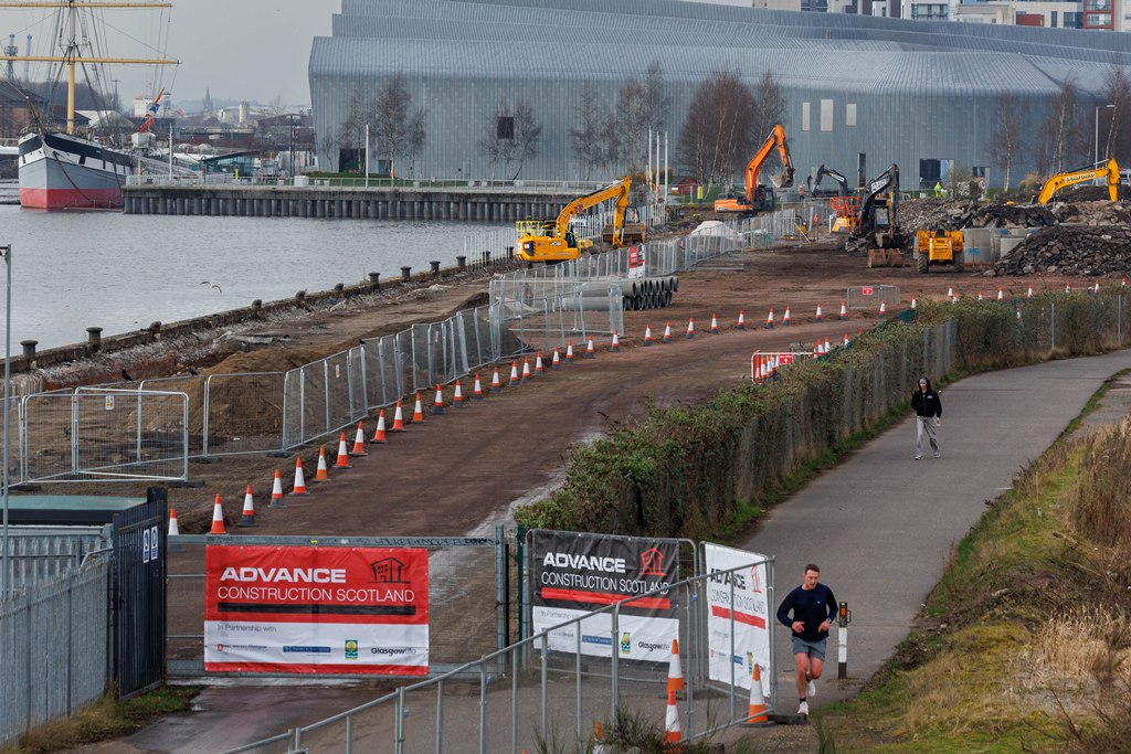 Infrastructure works start at Yorkhill Quay