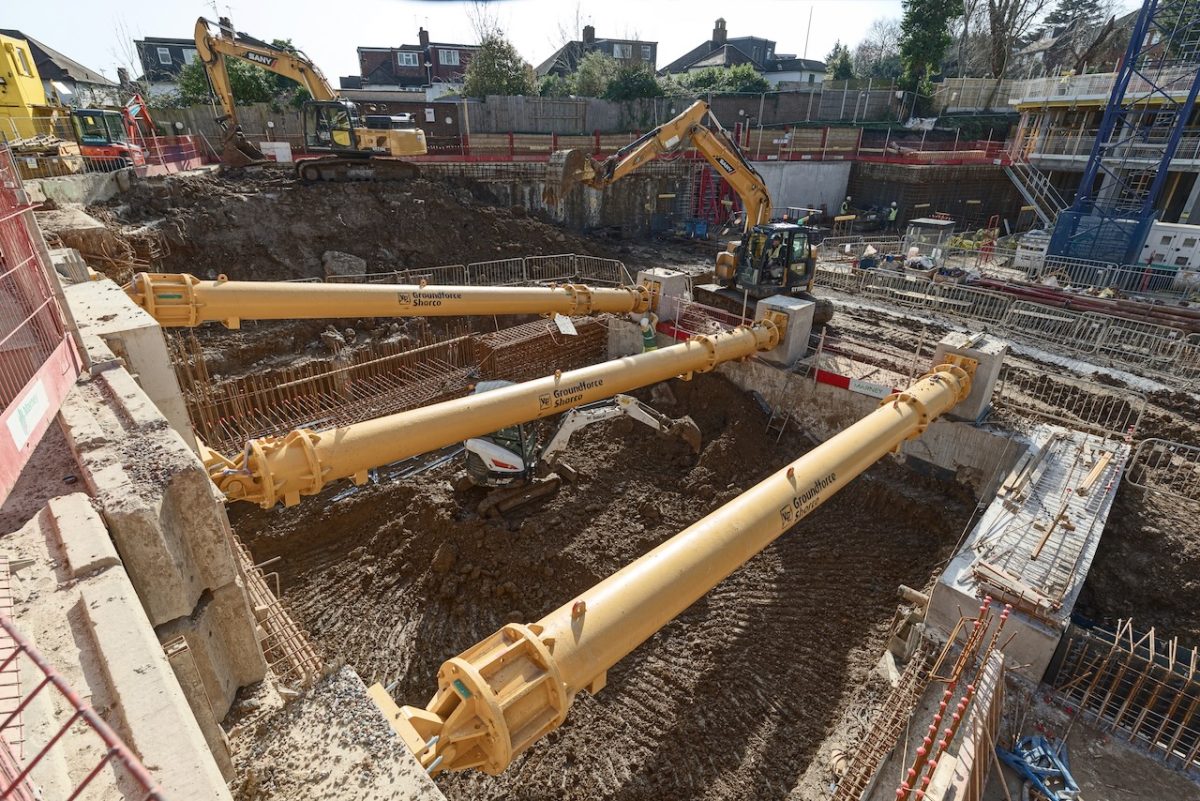 Groundforce props secure London care home