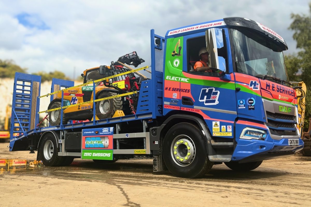 H E Services goes electric