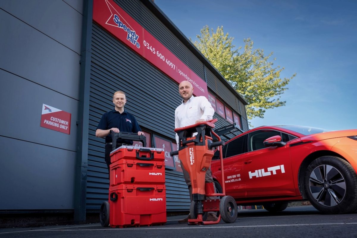Speedy invests in 25,000 Hilti tools