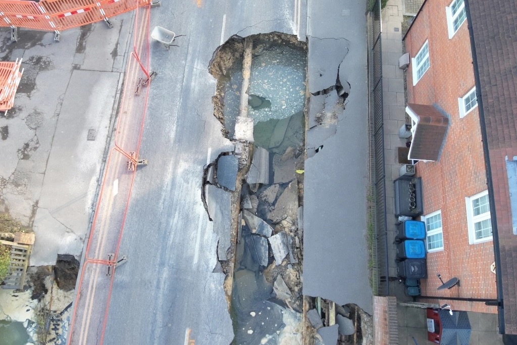 Mainmark helps complete Godstone sinkhole repairs