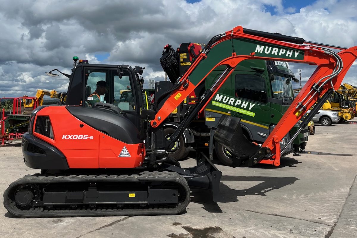 Murphy takes 19 Kubota compact excavators