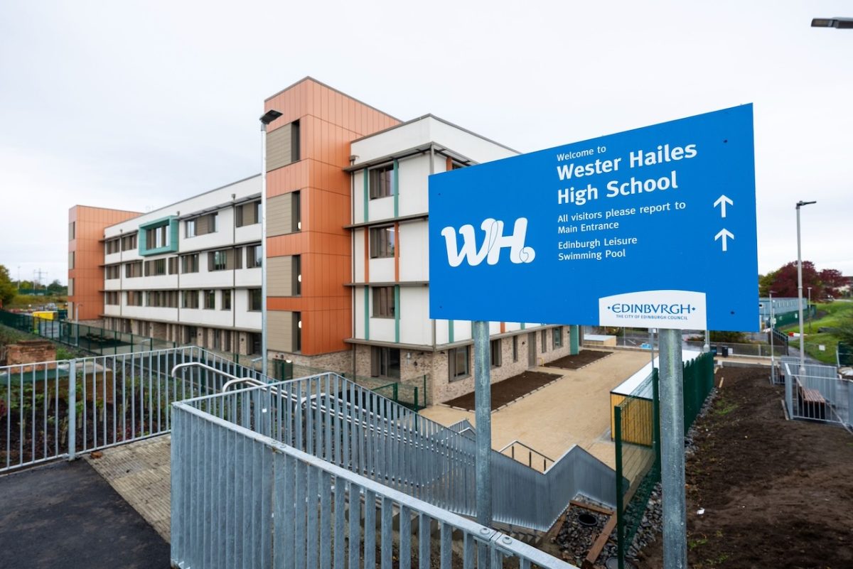 McLaughlin & Harvey hands over Wester Hailes High School